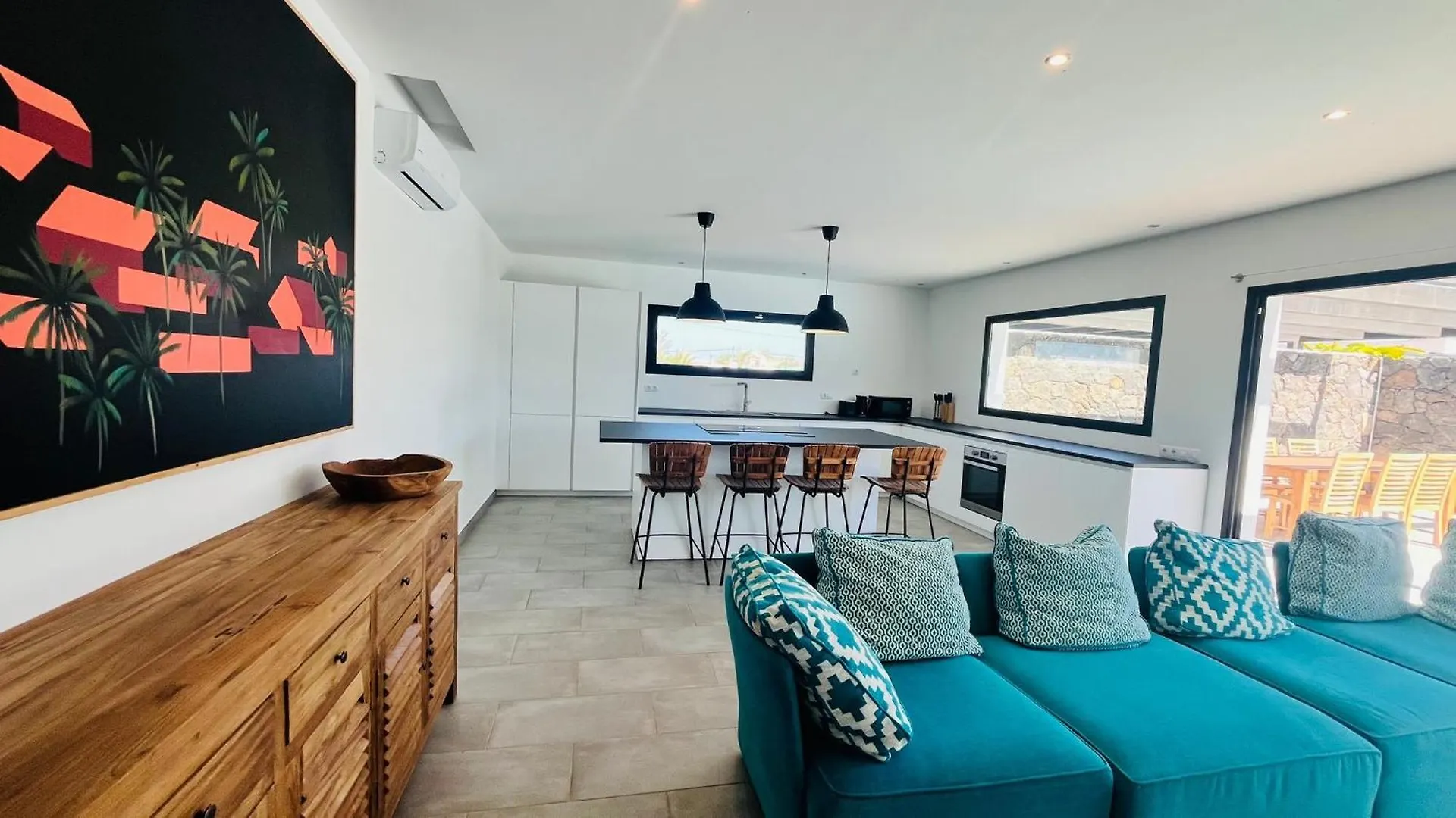 Casa Carica With Heated Pool In Lajares Apartment